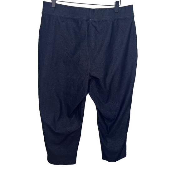 ADDITION Elle Solid Denim Capri Legging Size 14-16 - Picture 8 of 10